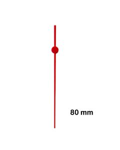 Red Plastic Second Hand 80 mm