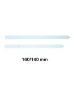 Valged metallosutid 160/140 mm