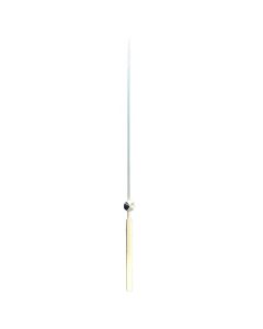 Hõbedane metallist sekundiosuti 120 mm 139 Shinfuku