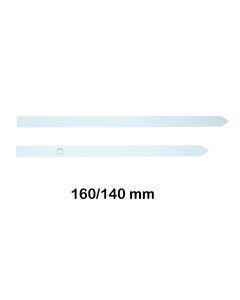 Valged metallosutid 160/140 mm