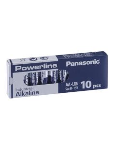  AA Panasonic Industrial patareid LR6 10-pakk